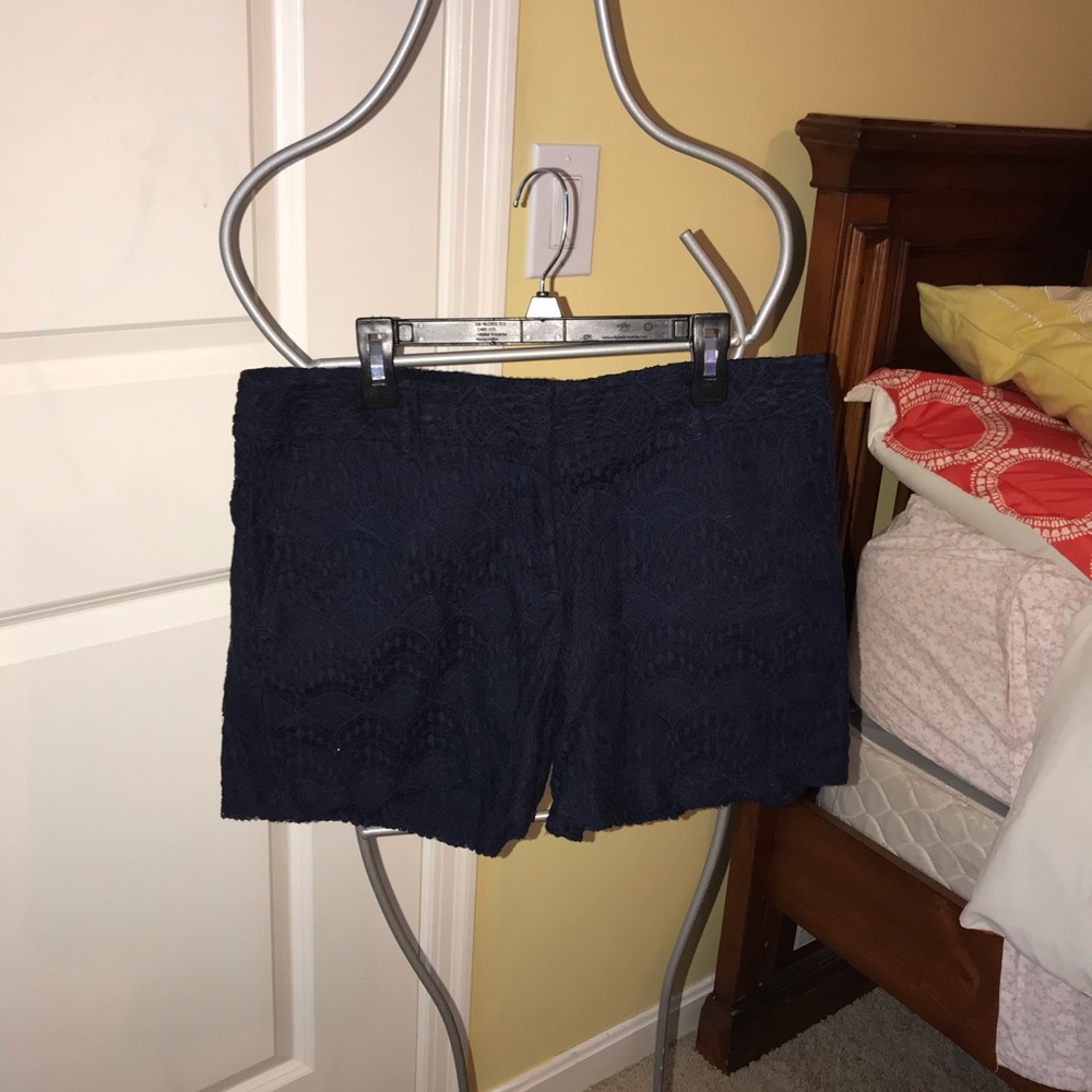 navy loft shorts